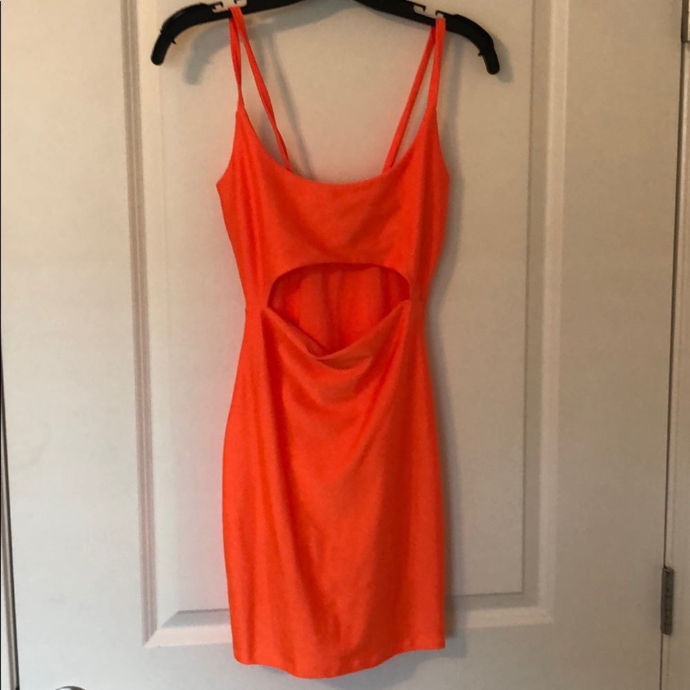 Neon perfect little cut out dress